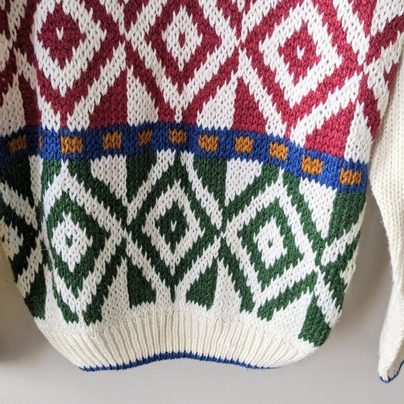 Vintage Complements Chunky Knit Grandpa Sweater - Picture 4 of 7